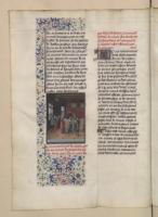 Francais 77, fol. 259v, Prince Noir et Pierre I de Chypre